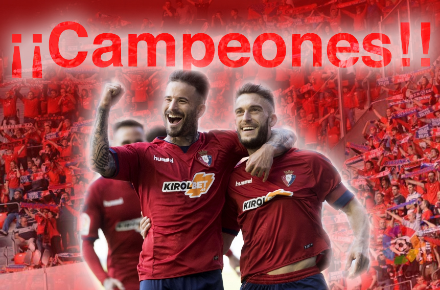 Osasuna, campeón de Segunda División